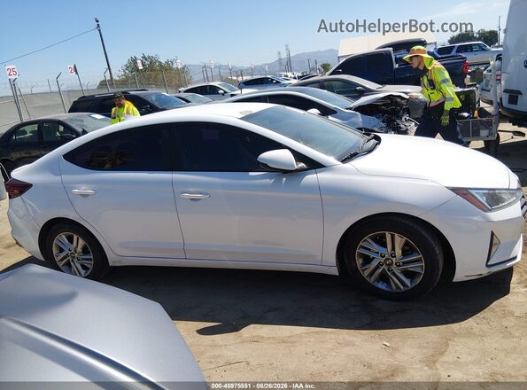 5NPD84LF6LH586227 2020 HYUNDAI ELANTRA White Вид задньої частини салону