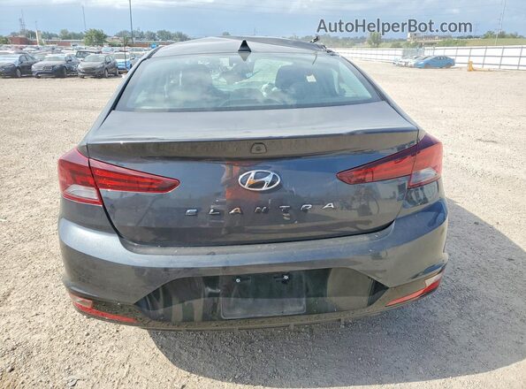 5NPD84LF6LH604483 2020 HYUNDAI ELANTRA Gray Հետևի տեսք
