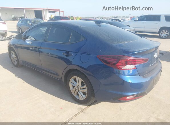 5NPD84LF6LH608503 2020 HYUNDAI ELANTRA Blue Tył lewy