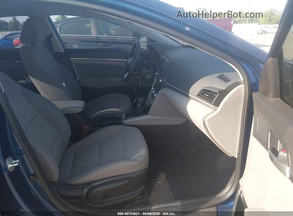 5NPD84LF6LH608503 2020 HYUNDAI ELANTRA Blue Widok wnętrza z przodu