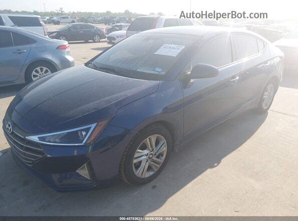 5NPD84LF6LH608503 2020 HYUNDAI ELANTRA Blue Przód lewy