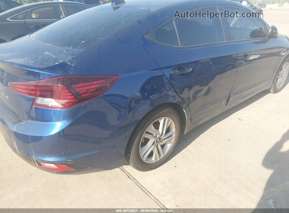 5NPD84LF6LH608503 2020 HYUNDAI ELANTRA Blue Widok z przodu