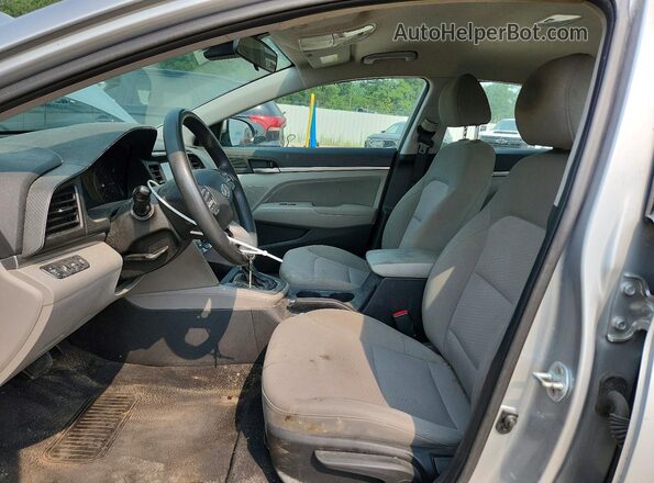 5NPD84LF6LH624409 2020 HYUNDAI ELANTRA Silver Widok wnętrza z przodu