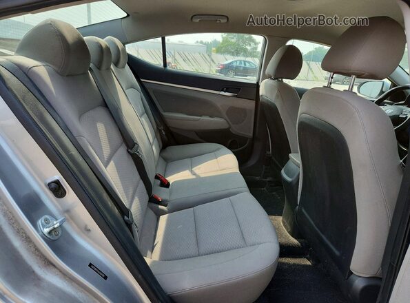 5NPD84LF6LH624409 2020 HYUNDAI ELANTRA Silver Widok tylnych siedzeń