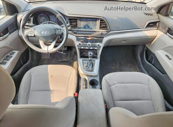 5NPD84LF6LH624409 2020 HYUNDAI ELANTRA Silver Widok deski rozdzielczej