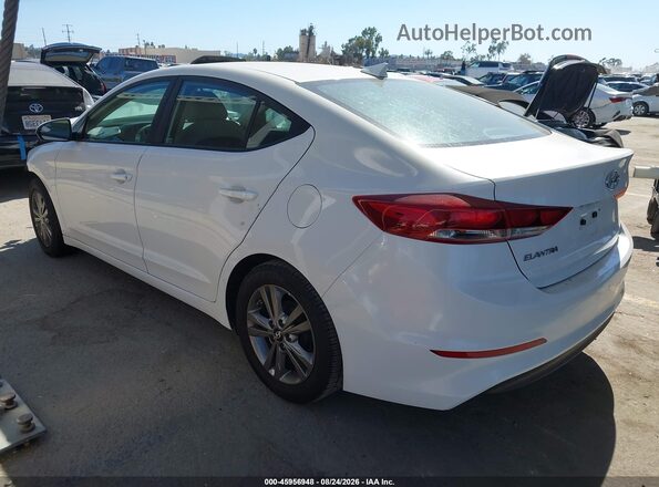5NPD84LF7HH004210 2017 HYUNDAI ELANTRA White უკანა მარცხენა