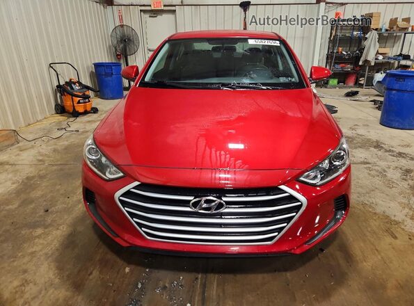 5NPD84LF7HH008189 2017 HYUNDAI ELANTRA Red Widok z przodu