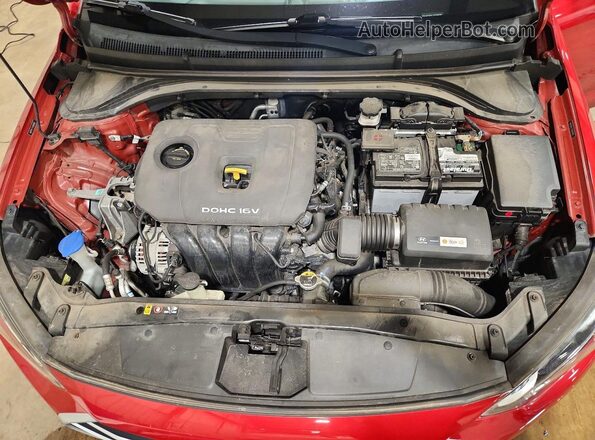5NPD84LF7HH008189 2017 HYUNDAI ELANTRA Red Widok wnętrza z tyłu