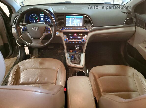 5NPD84LF7HH027163 2017 HYUNDAI ELANTRA Silver წინა პანელის ხედი