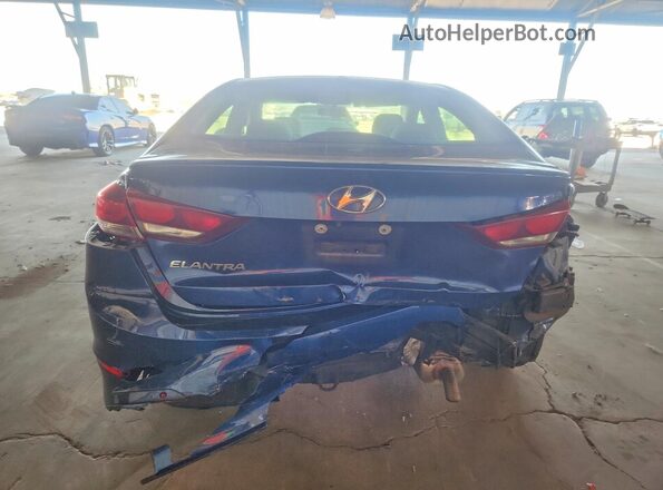 5NPD84LF7HH036848 2017 HYUNDAI ELANTRA Blue Widok z tyłu