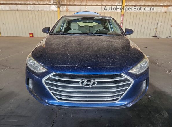 5NPD84LF7HH036848 2017 HYUNDAI ELANTRA Blue Widok z przodu