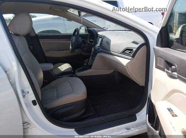5NPD84LF7HH040737 2017 HYUNDAI ELANTRA White Vista interior delantera