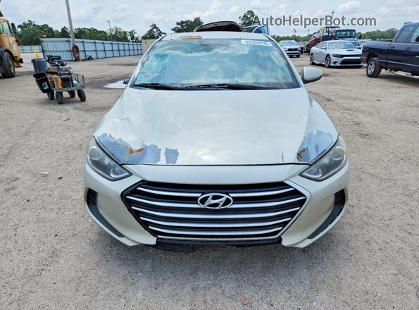 5NPD84LF7HH046196 2017 HYUNDAI ELANTRA Золотой Вид спереди