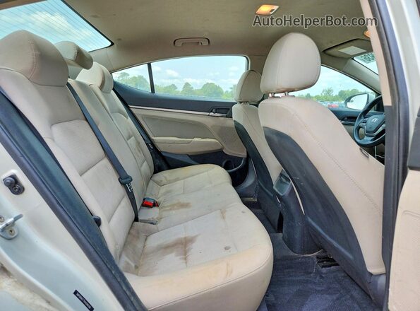 5NPD84LF7HH046196 2017 HYUNDAI ELANTRA Золотой Вид задних сидений