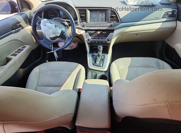 5NPD84LF7HH049406 2017 HYUNDAI ELANTRA Black Dashboard view