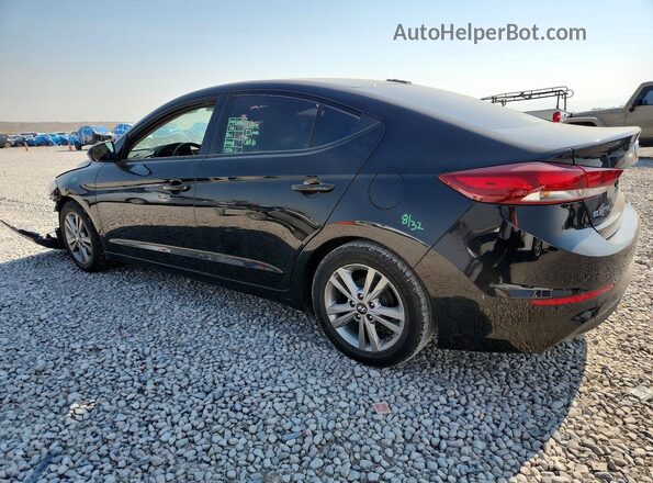 5NPD84LF7HH049406 2017 HYUNDAI ELANTRA Black Rear left