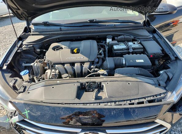 5NPD84LF7HH049406 2017 HYUNDAI ELANTRA Black Rear interior view