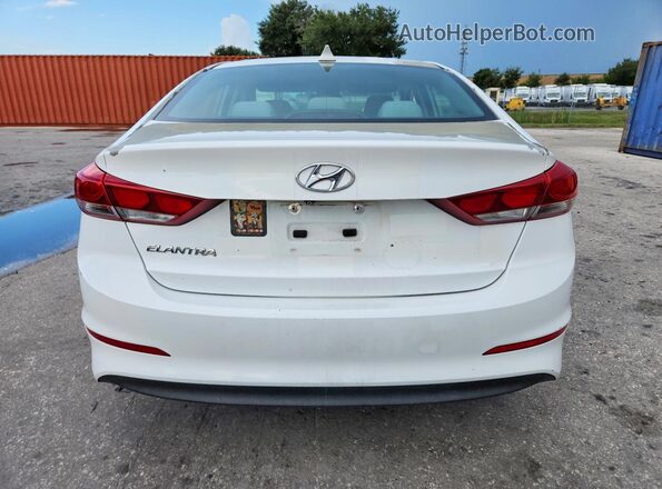 5NPD84LF7HH050250 2017 HYUNDAI ELANTRA White უკანა ხედი