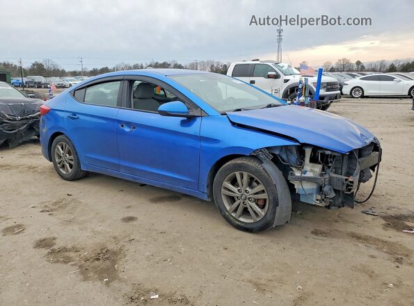 5NPD84LF7HH064617 2017 HYUNDAI ELANTRA Blue Передня права чверть