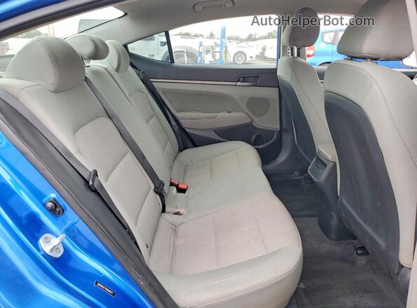 5NPD84LF7HH064617 2017 HYUNDAI ELANTRA Blue Вид задніх сидінь