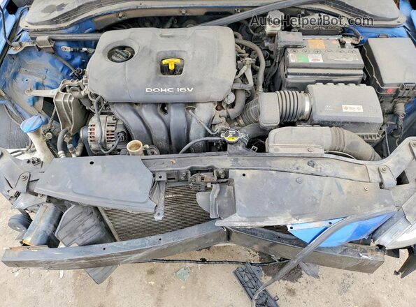 5NPD84LF7HH064617 2017 HYUNDAI ELANTRA Blue Вид задньої частини салону