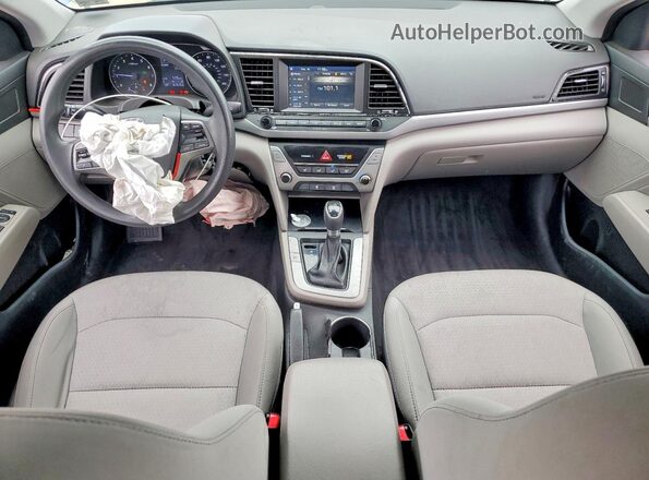 5NPD84LF7HH064617 2017 HYUNDAI ELANTRA Blue Вид панелі приладів