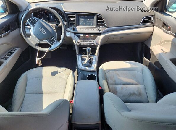 5NPD84LF7HH072488 2017 HYUNDAI ELANTRA Silver Вид щитка приладів