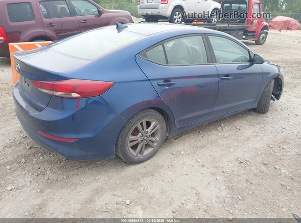 5NPD84LF7HH105439 2017 HYUNDAI ELANTRA Blue Rear right