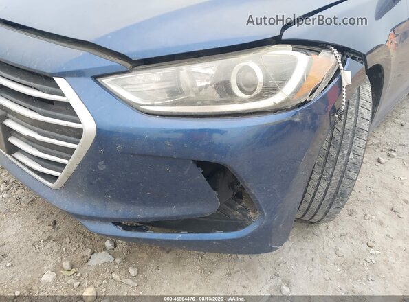 5NPD84LF7HH105439 2017 HYUNDAI ELANTRA Blue 