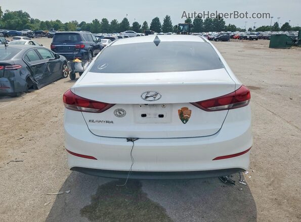 5NPD84LF7HH120734 2017 HYUNDAI ELANTRA White Вид ззаду