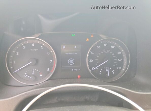 5NPD84LF7HH120734 2017 HYUNDAI ELANTRA White Вид щитка приладів