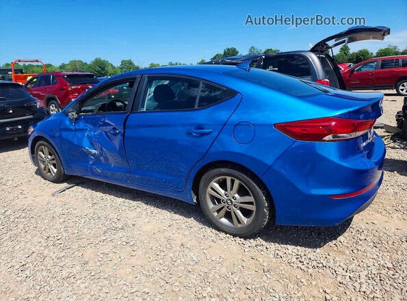 5NPD84LF7HH128655 2017 HYUNDAI ELANTRA Blue Przód prawy
