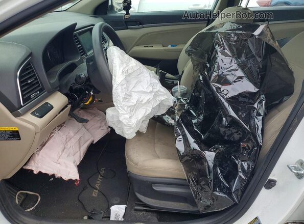 5NPD84LF7HH131961 2017 HYUNDAI ELANTRA White Vista interior delantera