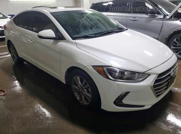 5NPD84LF7HH137954 2017 HYUNDAI ELANTRA White წინა მარჯვენა
