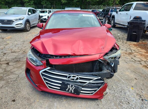 5NPD84LF7HH140868 2017 HYUNDAI ELANTRA Red წინა ხედი