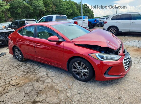 5NPD84LF7HH140868 2017 HYUNDAI ELANTRA Red წინა მარჯვენა