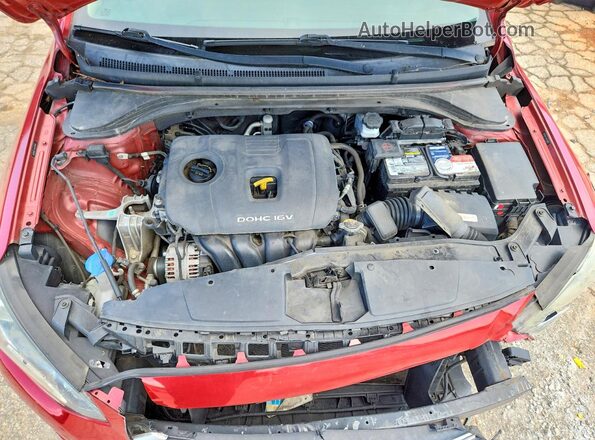 5NPD84LF7HH140868 2017 HYUNDAI ELANTRA Red უკანა სალონის ხედი