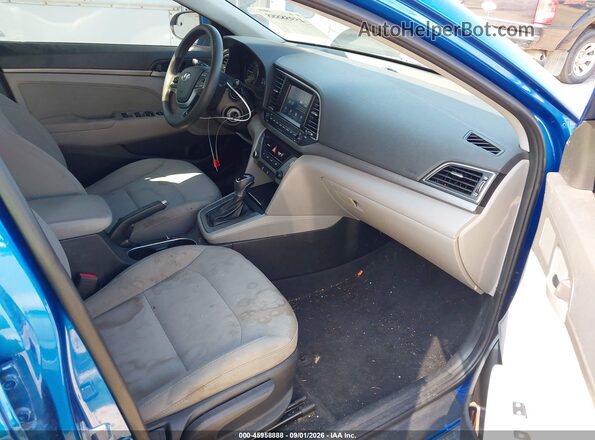 5NPD84LF7HH150302 2017 HYUNDAI ELANTRA Blue წინა სალონის ხედი
