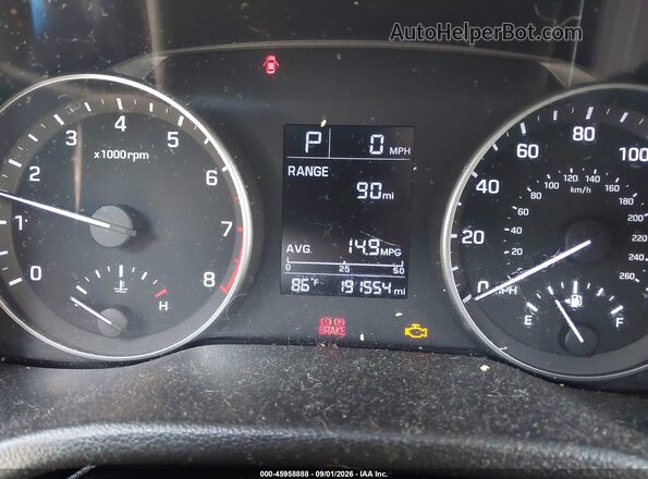 5NPD84LF7HH150302 2017 HYUNDAI ELANTRA Blue უკანა სავარძლების ხედი