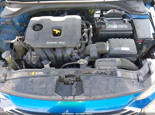 5NPD84LF7HH150302 2017 HYUNDAI ELANTRA Blue უკანა ხედი