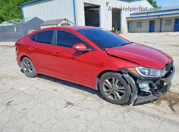 5NPD84LF7HH185941 2017 HYUNDAI ELANTRA Red Delantero derecho