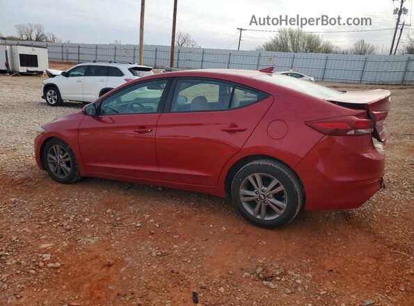 5NPD84LF7HH189813 2017 HYUNDAI ELANTRA Красный Задняя левая четверть