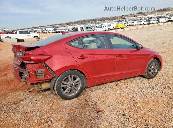 5NPD84LF7HH189813 2017 HYUNDAI ELANTRA Красный Задняя правая четверть