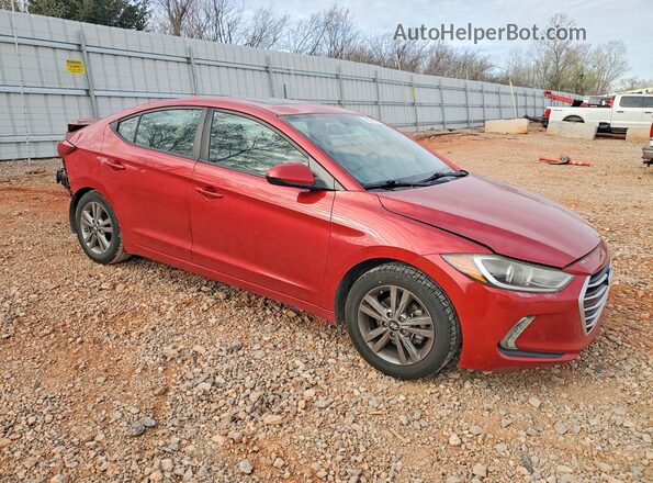 5NPD84LF7HH189813 2017 HYUNDAI ELANTRA Красный Передняя правая четверть