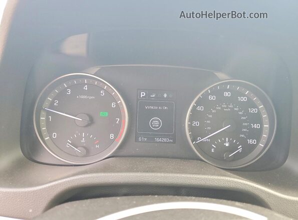 5NPD84LF7HH189813 2017 HYUNDAI ELANTRA Красный Вид щитка приборов