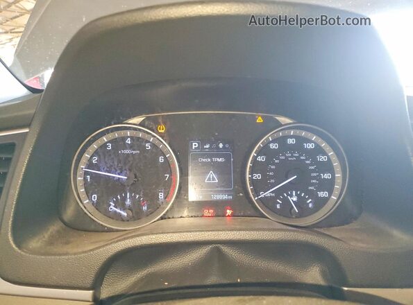 5NPD84LF7JH214134 2018 HYUNDAI ELANTRA Серебряный Вид щитка приборов