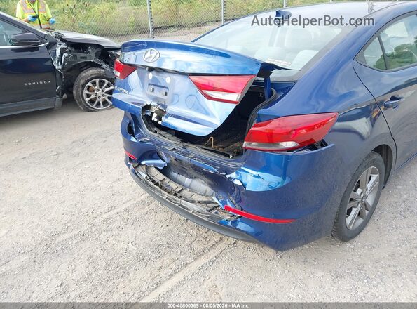 5NPD84LF7JH226204 2018 HYUNDAI ELANTRA Blue Vista frontal