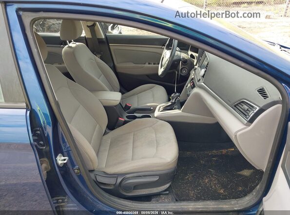 5NPD84LF7JH226204 2018 HYUNDAI ELANTRA Blue Vista interior delantera