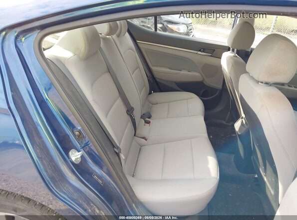 5NPD84LF7JH226204 2018 HYUNDAI ELANTRA Blue Vista de la etiqueta del VIN