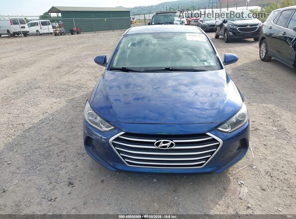 5NPD84LF7JH226204 2018 HYUNDAI ELANTRA Blue Vista del cuadro de instrumentos